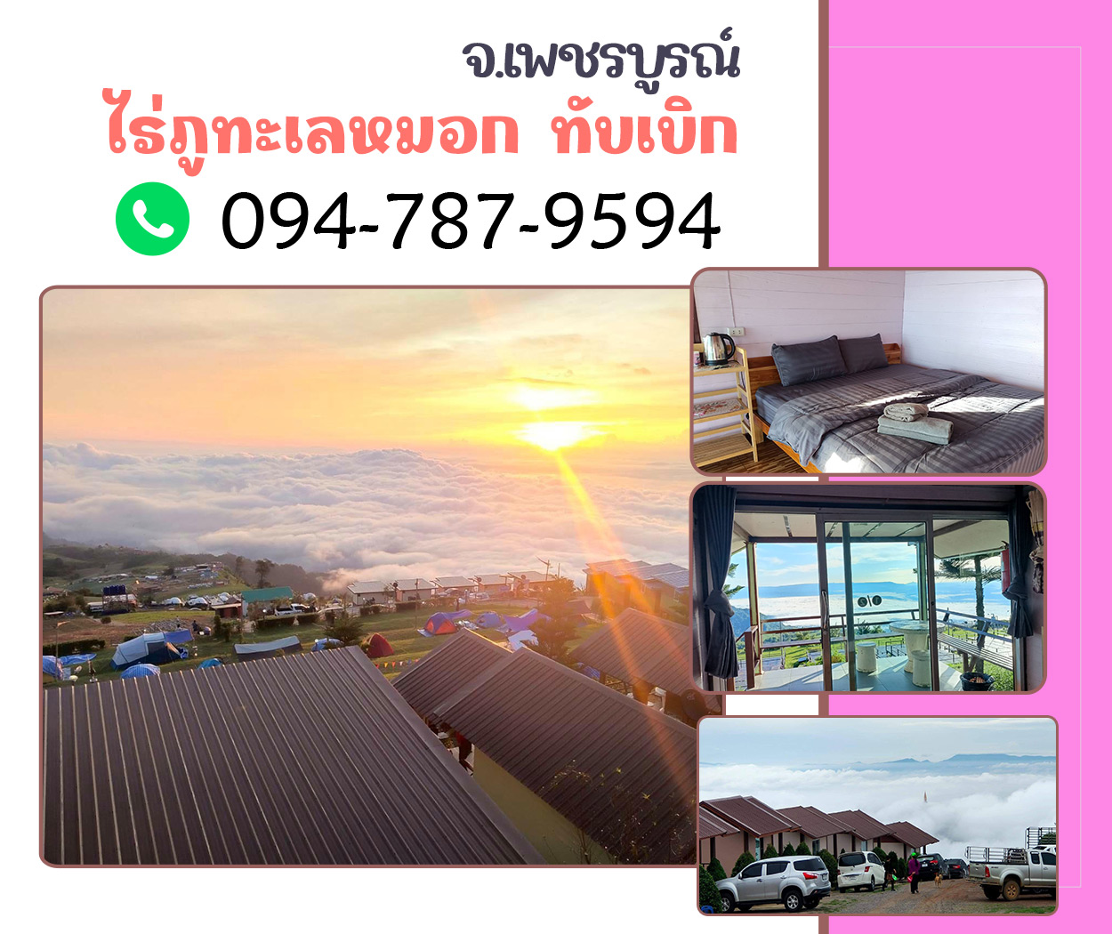 ไร่ภูทะเลหมอกทับเบิก จังหวัดเพชรบูรณ์
