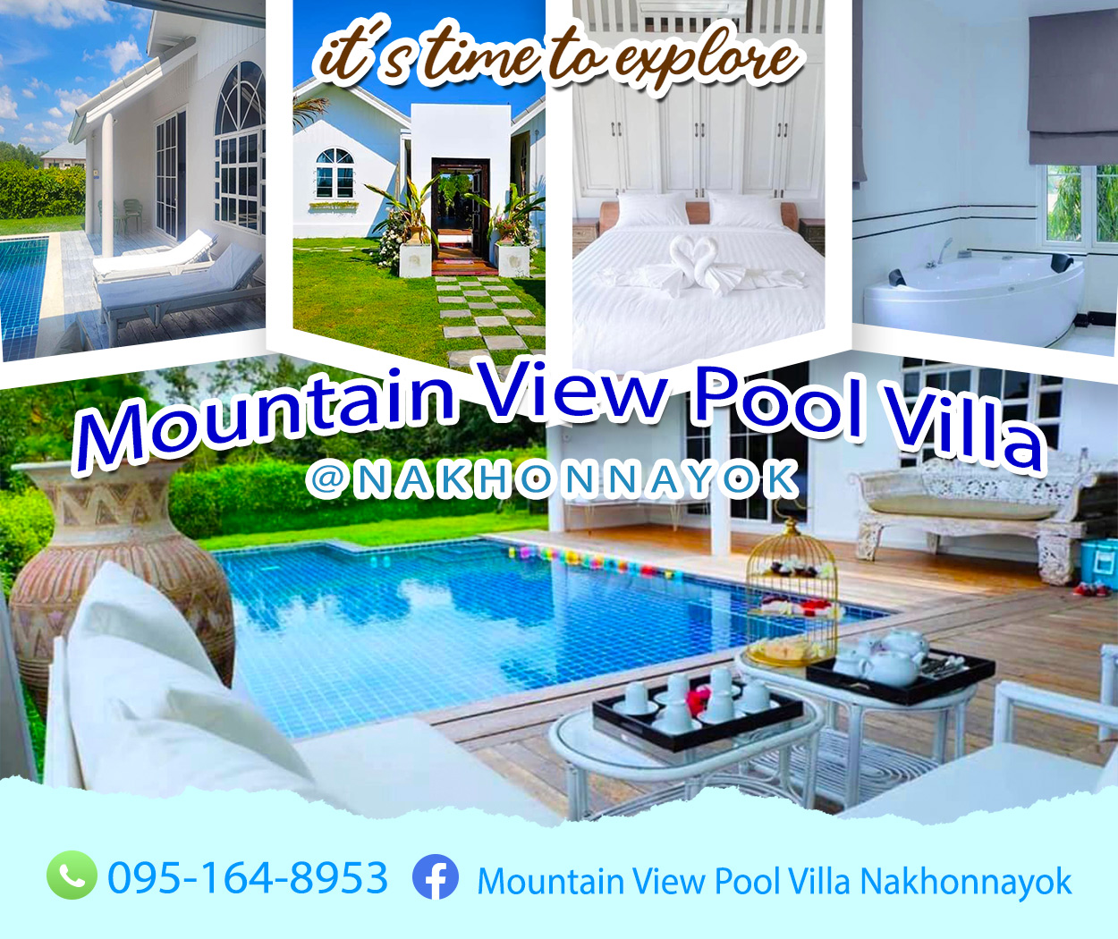 Mountain View Pool Villa Nakhonnayok