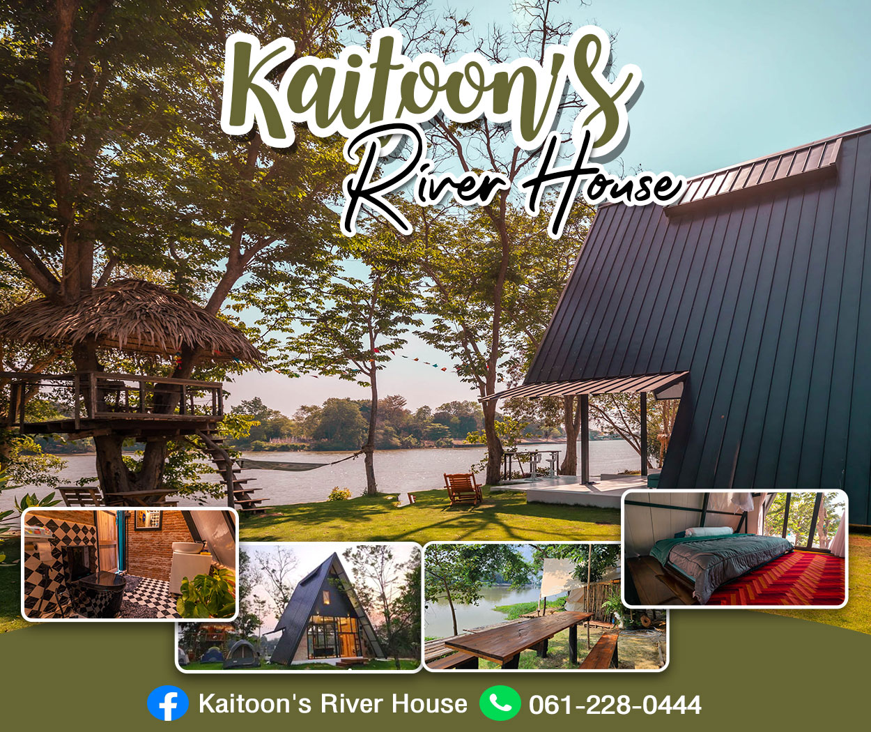 Kaitoon’s River House Ratchaburi