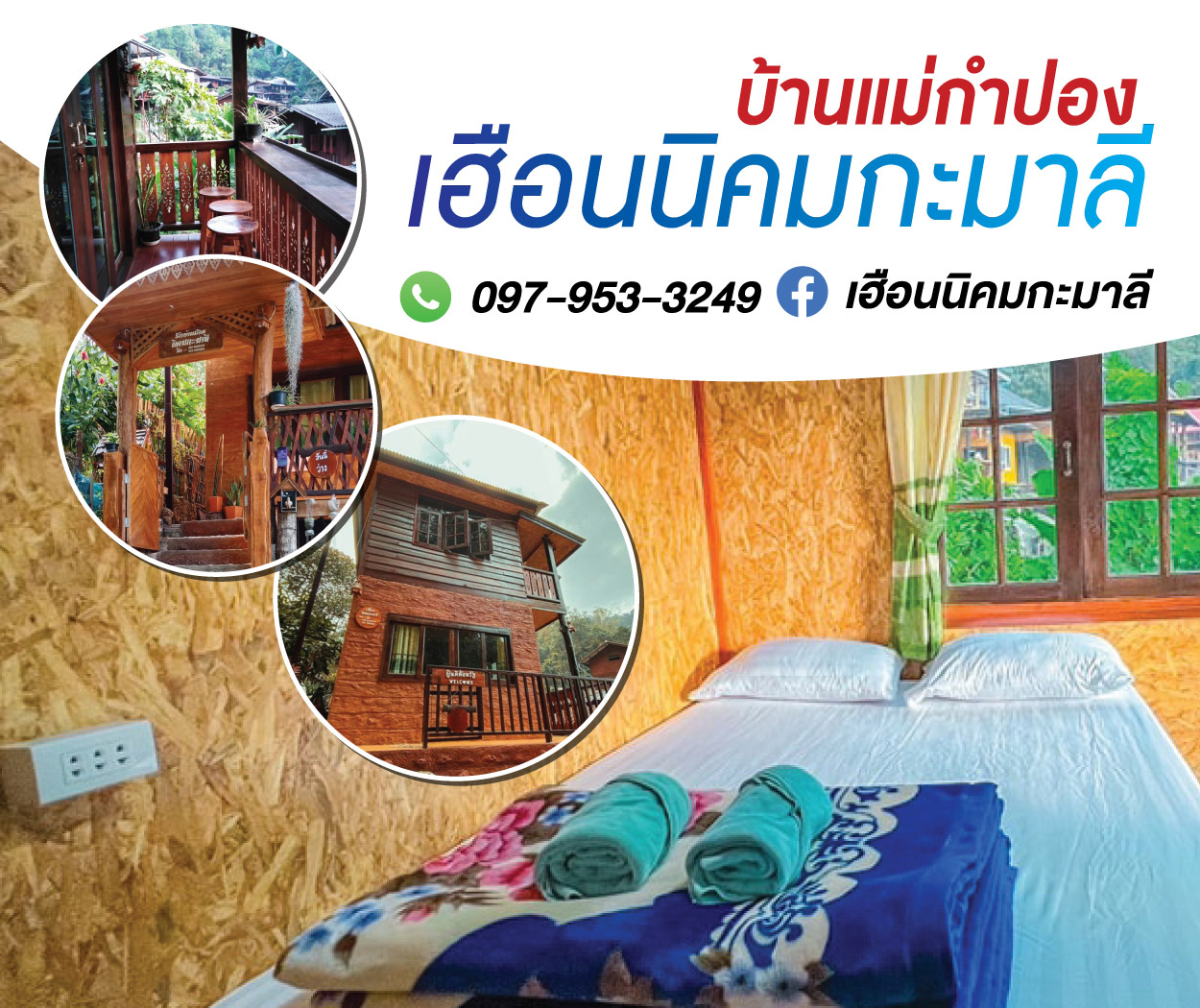 เฮือนนิคมกะมาลี.บ้านแม่กำปอง.ชม.